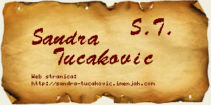 Sandra Tucaković vizit kartica